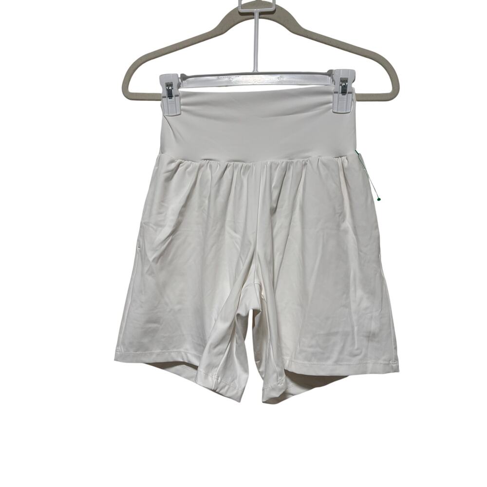 Halara White SoftZero Airy Shorts with Skirt Overlay S - Picture 2 of 7